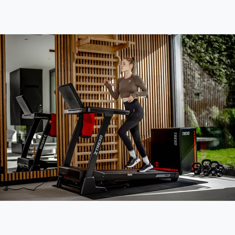 Bieżnia elektryczna XTREXO X400 czarna 13