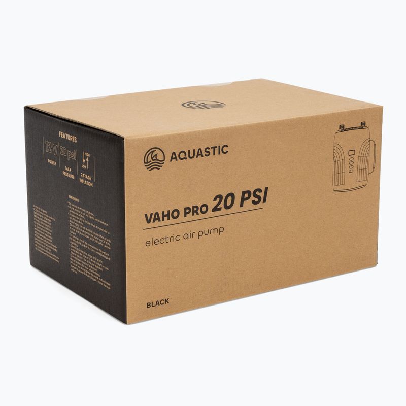 Pompka elektryczna do desek SUP AQUASTIC z akumulatorem Vaho Pro 20 PSI 12 V czarny 8