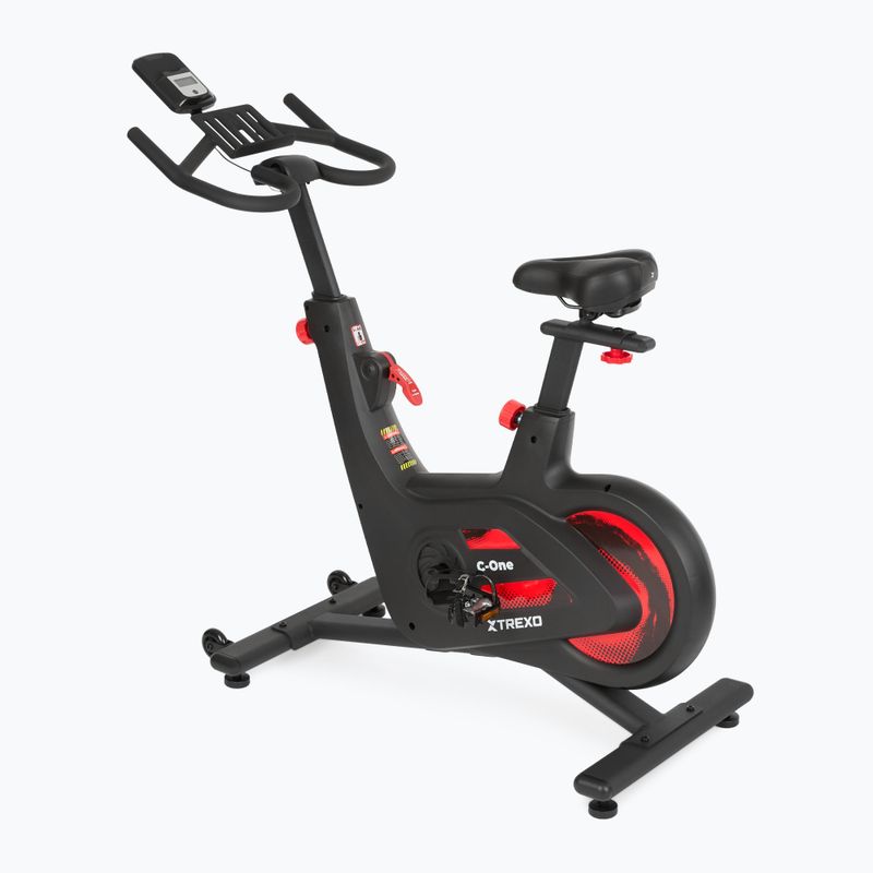 Rower spinningowy TREXO C-One czarny 2