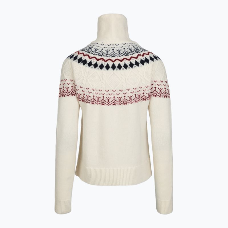 Sweter damski WOOLCANO SWT1092 merino beżowy 2