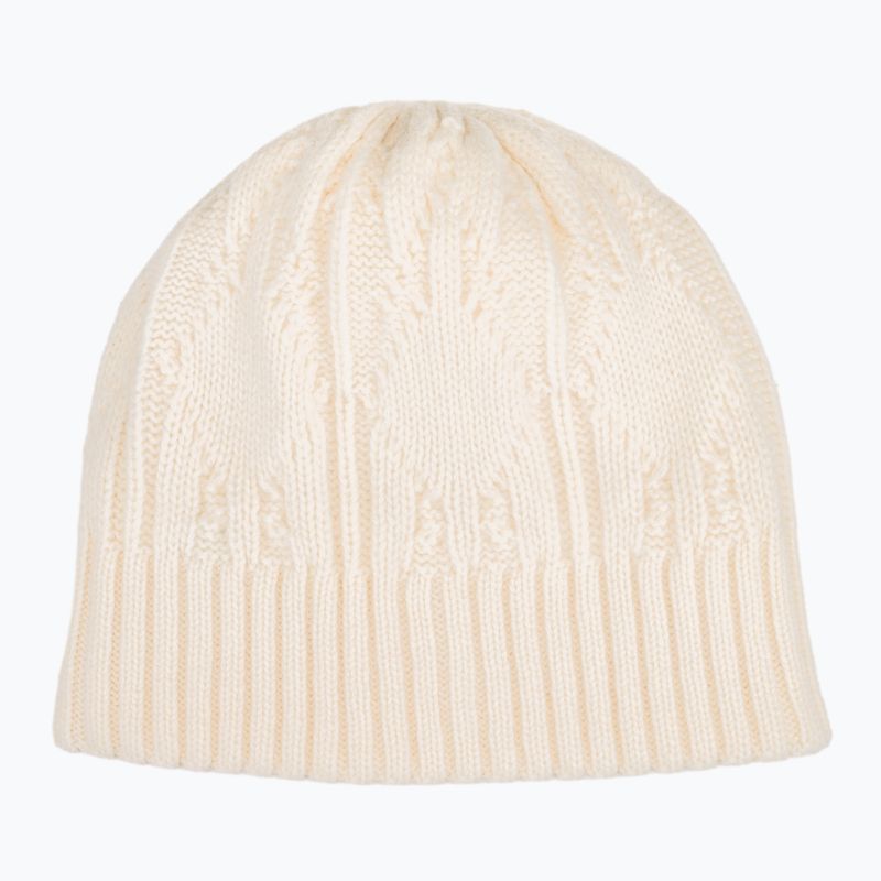 Czapka damska WOOLCANO HAT1100 100% wełna beżowy 4