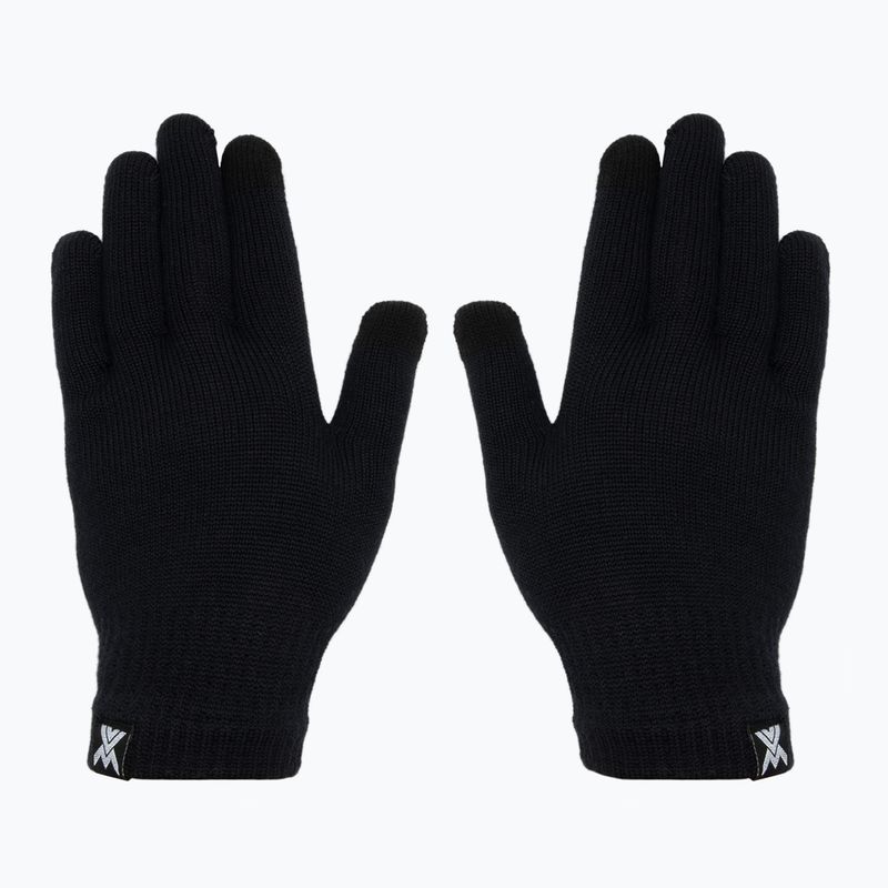 Rękawiczki WOOLCANO GLV1102 100% wełna czarny 2