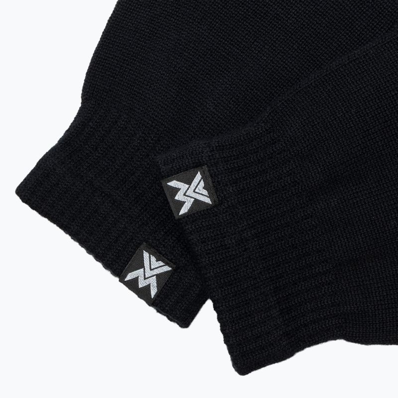 Rękawiczki WOOLCANO GLV1102 100% wełna czarny 5