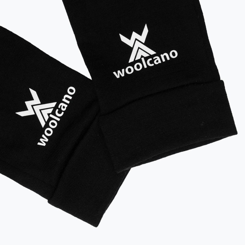 Rękawiczki dziecięce WOOLCANO GLV1104 100% merino czarny 4
