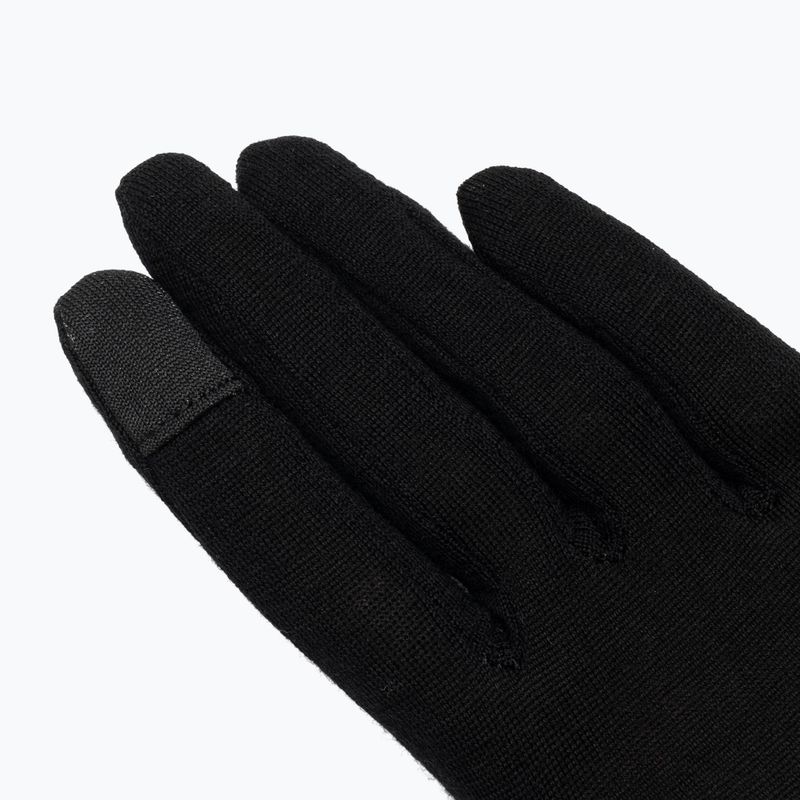 Rękawiczki dziecięce WOOLCANO GLV1104 100% merino czarny 5