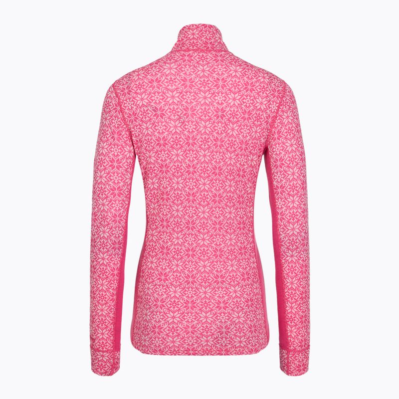 Komplet bielizny termoaktywnej damskiej WOOLCANOSET1121 100% merino różowy 4