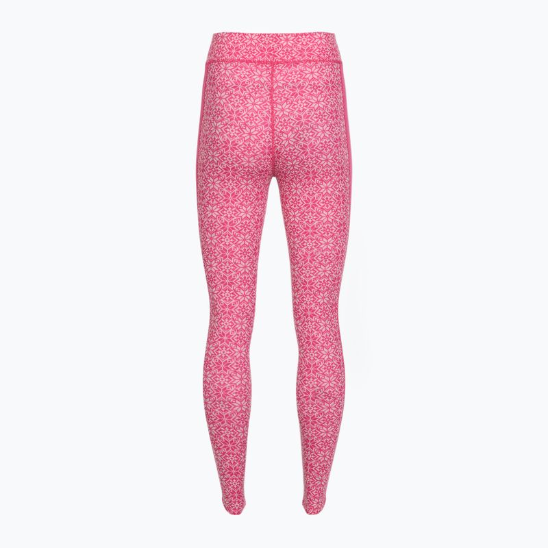 Komplet bielizny termoaktywnej damskiej WOOLCANOSET1121 100% merino różowy 9