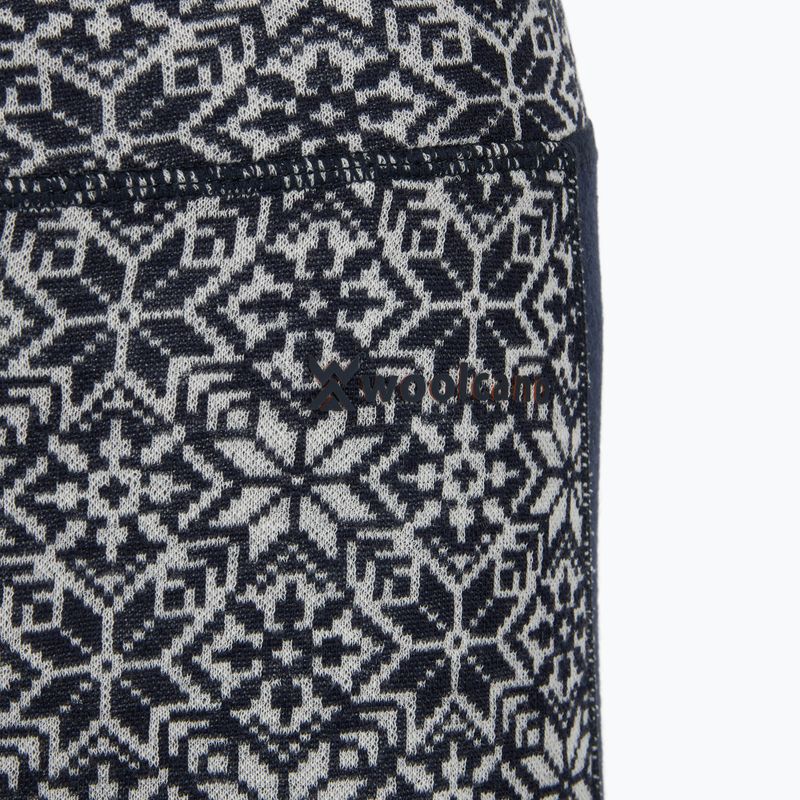 Komplet bielizny termoaktywnej damskiej WOOLCANOSET1121 100% merino granatowy 10