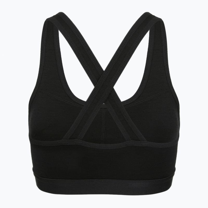 Biustonosz WOOLCANO BRA1111 merino czarny 2