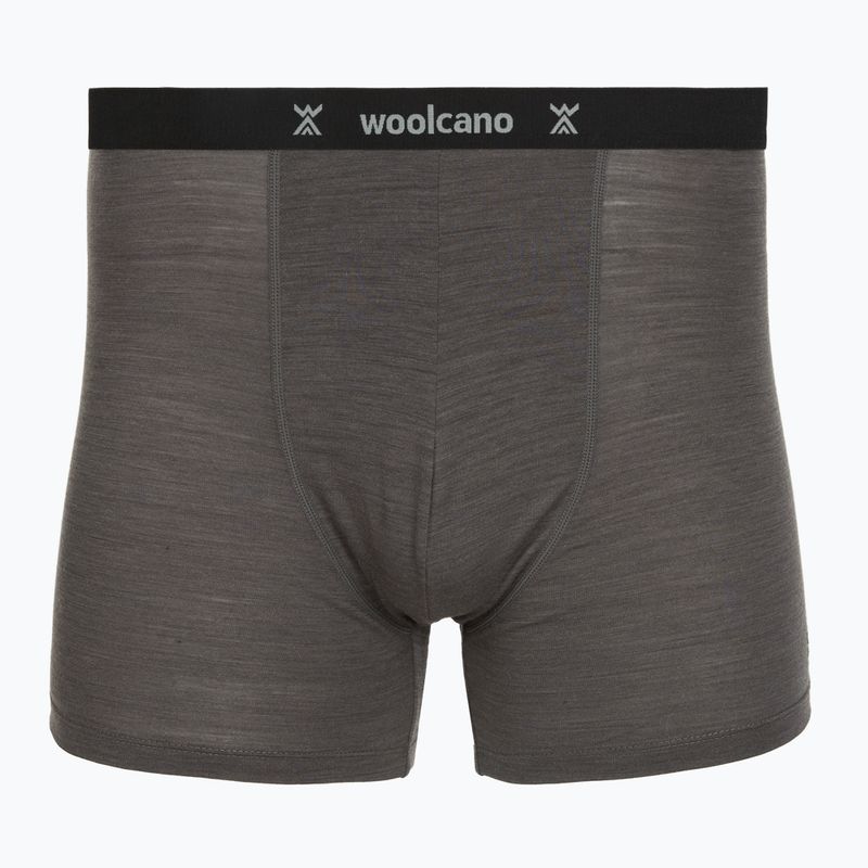 Bokserki męskie WOOLCANO SHT1113 merino szary