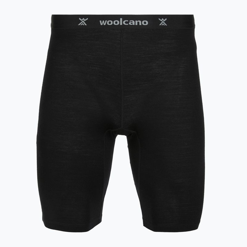 Bokserki męskie WOOLCANO SHT1113 merino czarny
