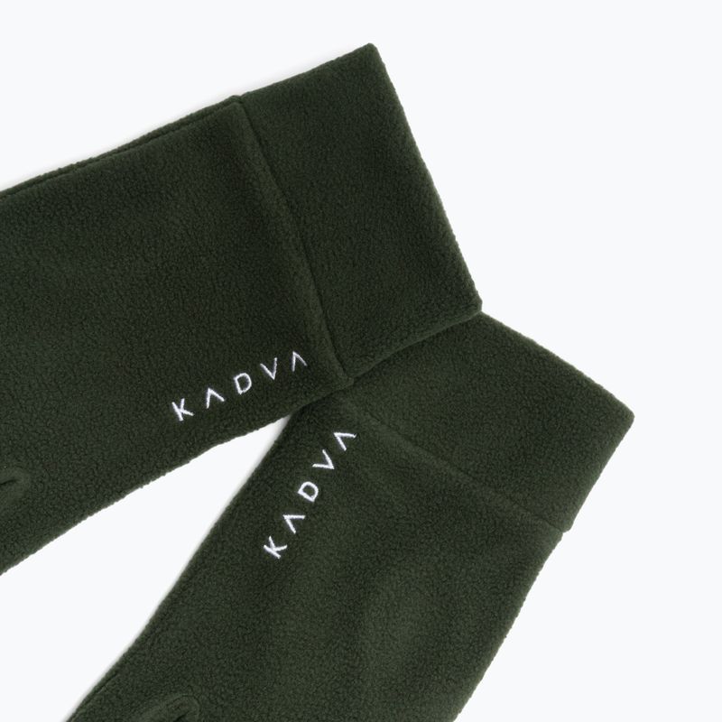 Zestaw KADVA TREKKO 3in1 SET fleece czapka + szalik zielony 11