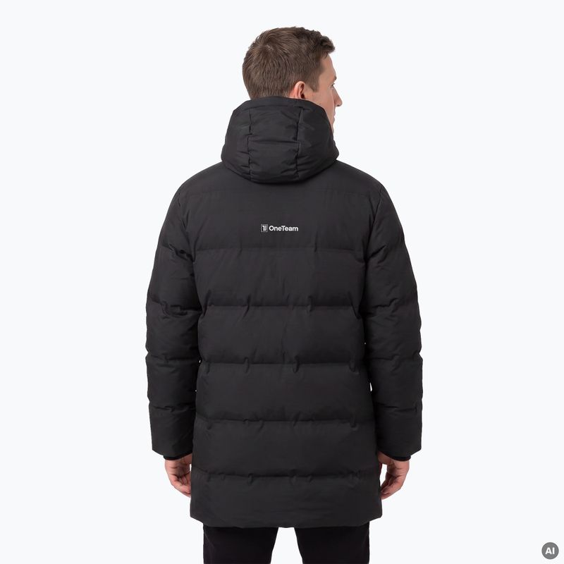 Kurtka zimowa męska OneTeam TacticalPro Heat parka czarny 2