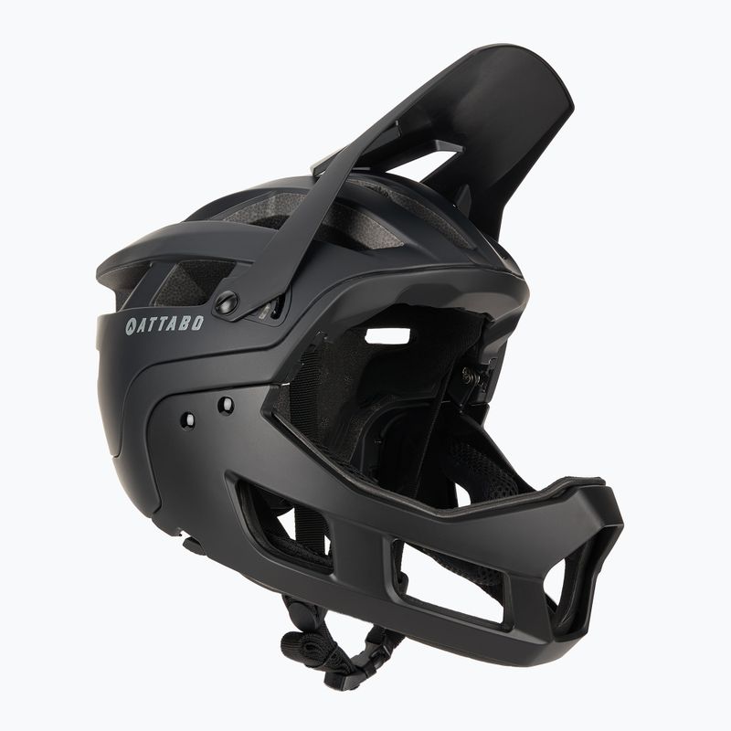 Kask rowerowy ATTABO  State 2.0 full face czarny 2