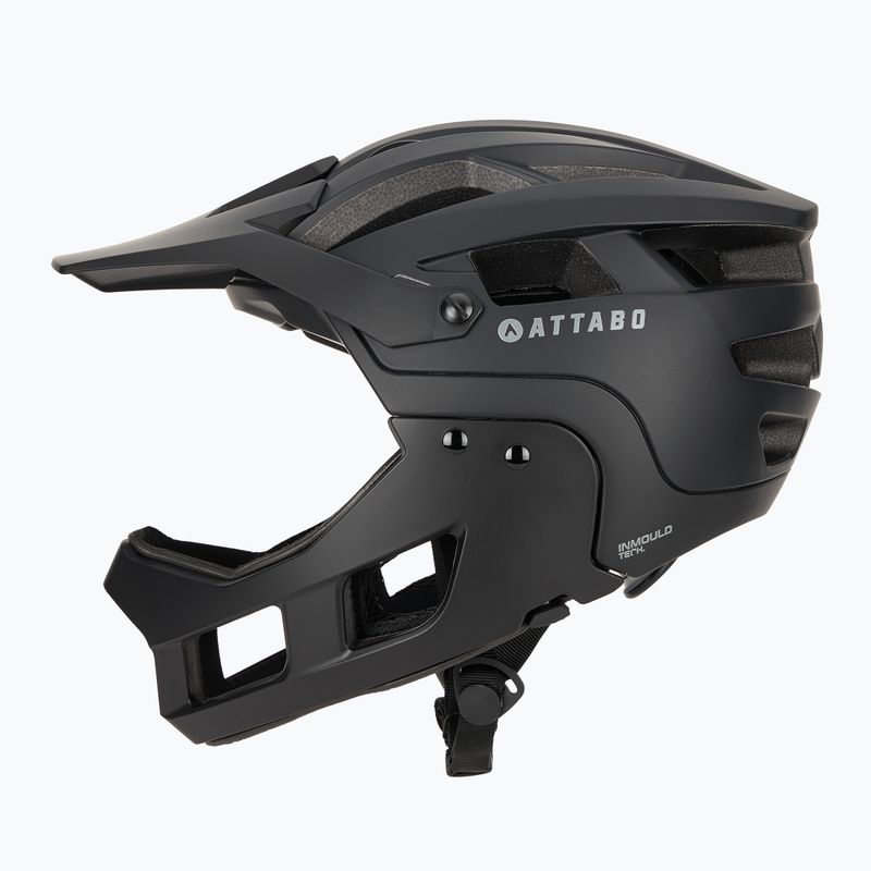 Kask rowerowy ATTABO  State 2.0 full face czarny 5