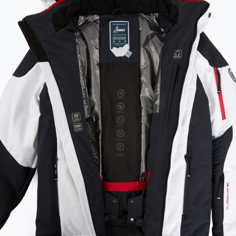 Komplet narciarski męski DISUMER Pinnacle II Set 15 000/15 000 kurtka + spodnie biały 13