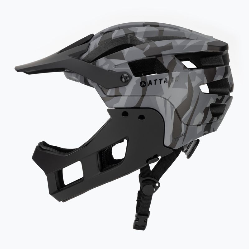 Kask rowerowy ATTABO  State 2.0 full face szary 3