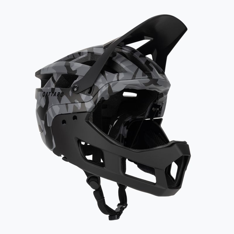 Kask rowerowy ATTABO  State 2.0 full face szary 9