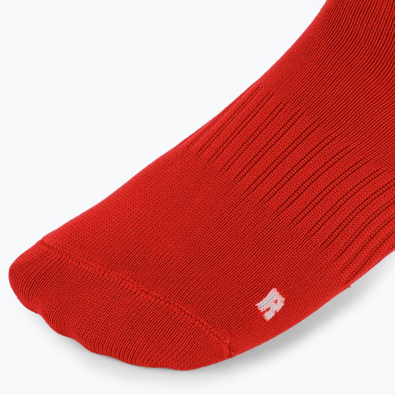 Skarpety piłkarskie dziecięce OneTeam Precision football socks zestaw 2-pack czerwony 4