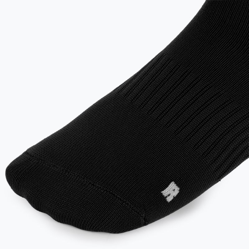 Skarpety piłkarskie dziecięce OneTeam Precision football socks zestaw 2-pack czarny 4