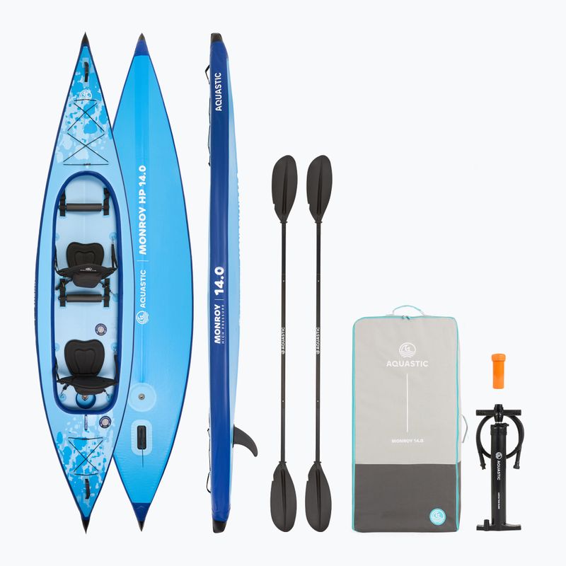 Kajak/SUP hybryda AQUASTIC Monroy 14'0" 427 cm niebieski