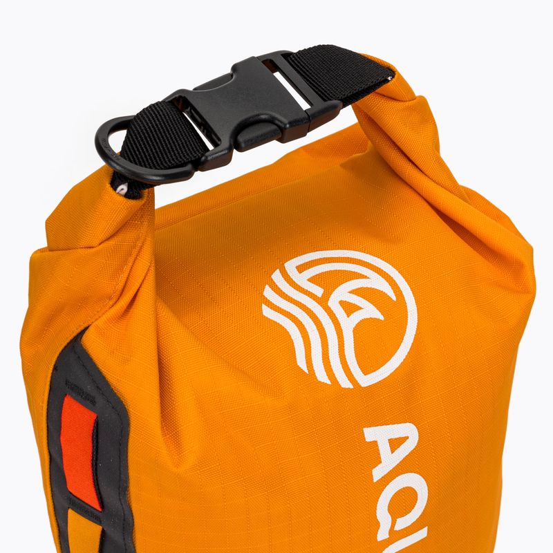 Worek wodoszczelny AQUASTIC Dry Bag 13 l Nylon/TPU pomarańczowy 7