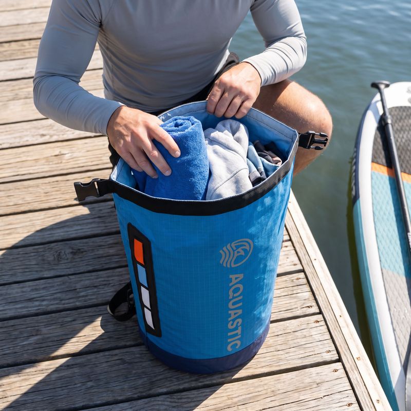 Worek wodoszczelny AQUASTIC Dry Bag 20 l Nylon/TPU niebieski 3