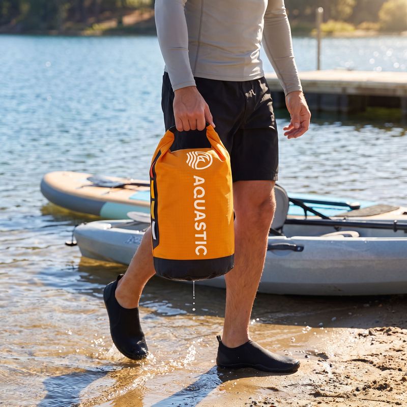Worek wodoszczelny AQUASTIC Dry Bag 20 l Nylon/TPU pomarańczowy 5