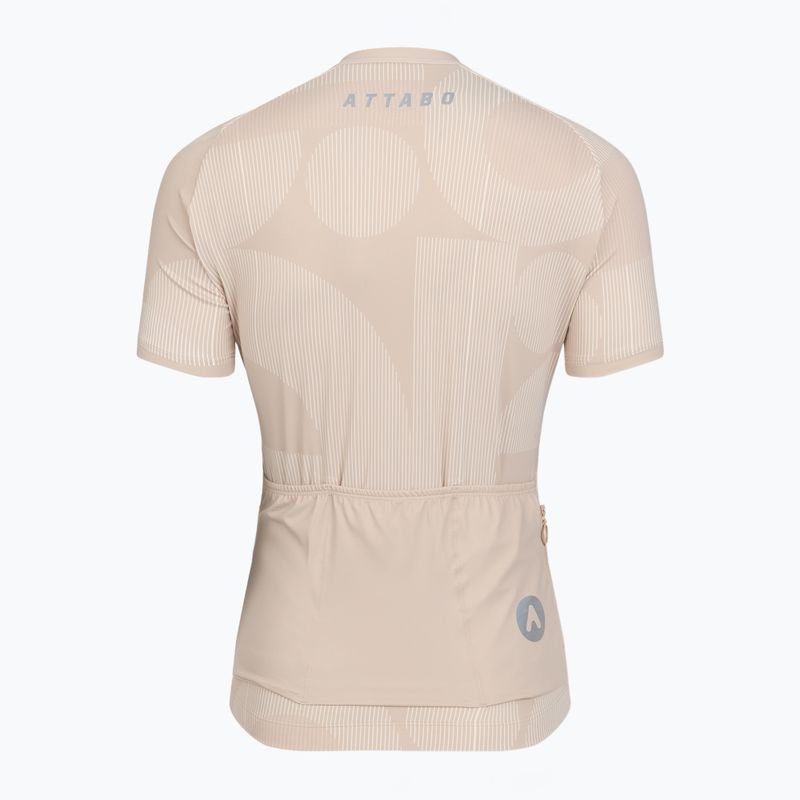 Koszulka rowerowa damska ATTABO Vites WMNS beżowy 2