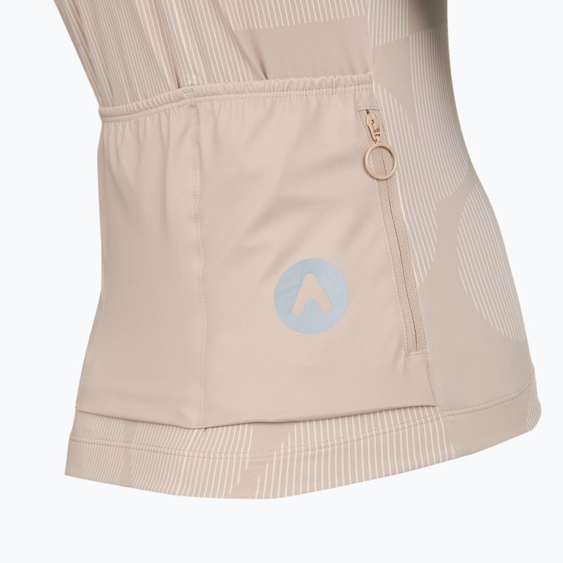 Koszulka rowerowa damska ATTABO Vites WMNS beżowy 6