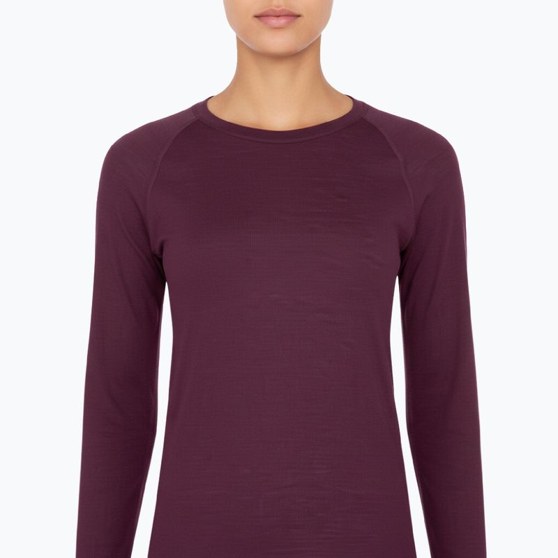 Komplet bielizny termoaktywnej damskiej WOOLCANO Merino SET0543 fioletowy 5