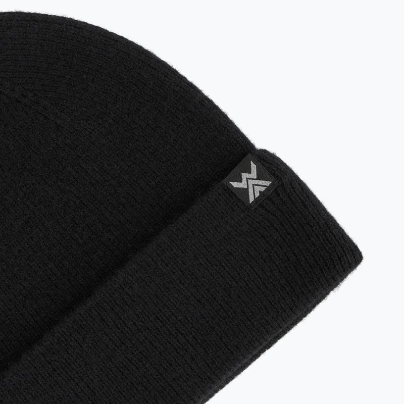 Czapka WOOLCANO MERINO HAT1037 czarny 3