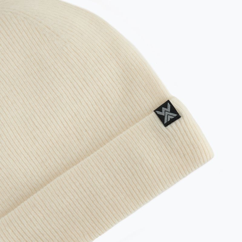 Czapka WOOLCANO MERINO HAT1037 kremowy 3