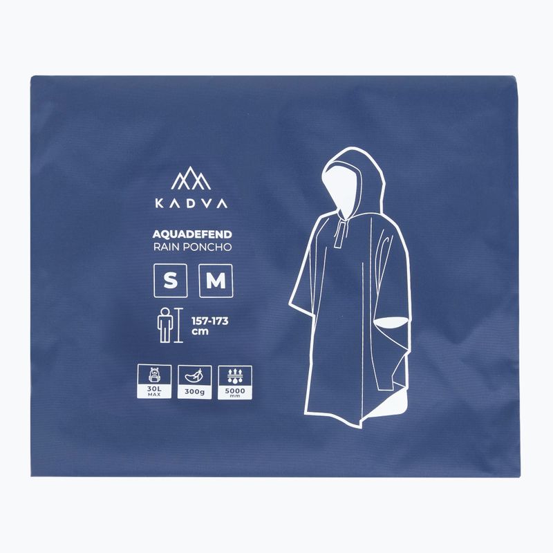 Peleryna przeciwdeszczowa KADVA AquaDefend membrana 5000 granatowy 16