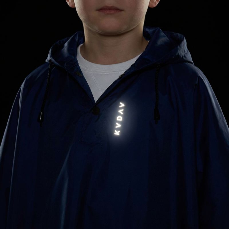 Peleryna przeciwdeszczowa dziecięca KADVA AquaDefend membrana 5000 granatowy 4