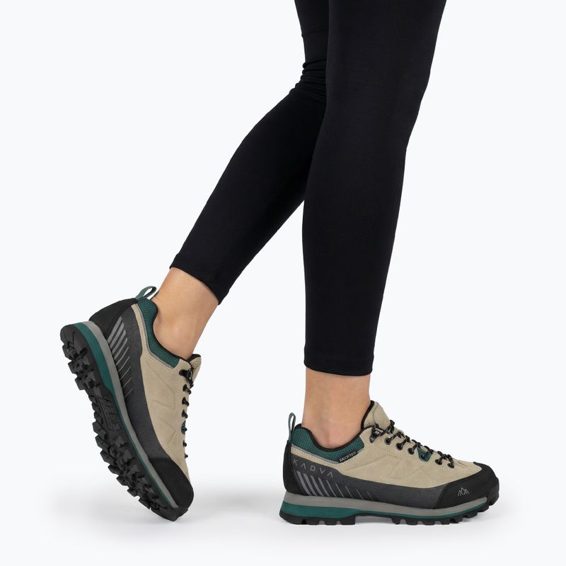 Buty trekkingowe damskie KADVA NEVRA WP niskie skórzane beżowy 2