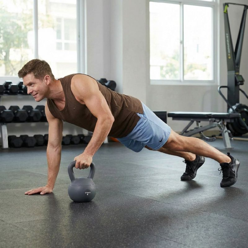 Kettlebell miękki XTREXO 6 kg szary 3