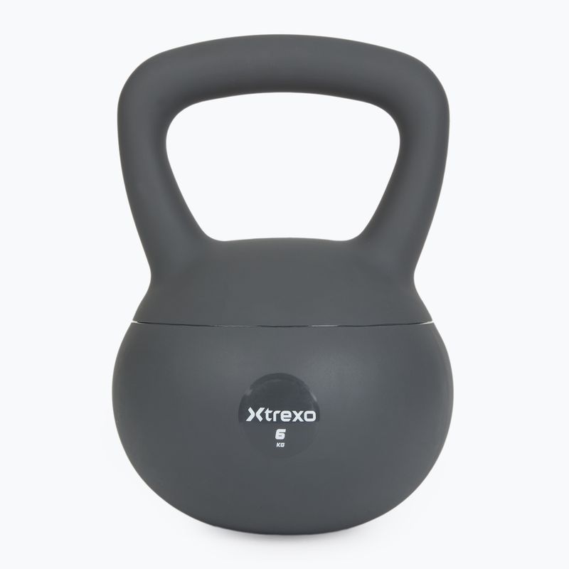 Kettlebell miękki XTREXO 6 kg szary 7