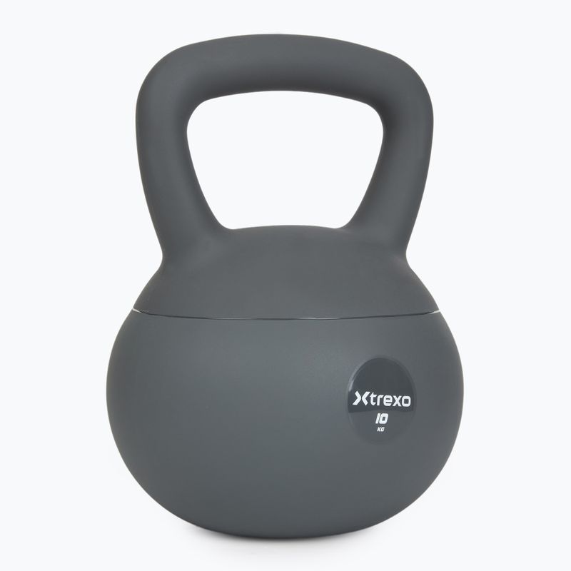 Kettlebell SOFT XTREXO 10 kg szary
