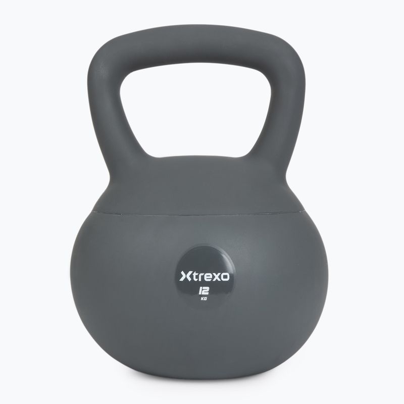 Kettlebell SOFT XTREXO 12 kg szary