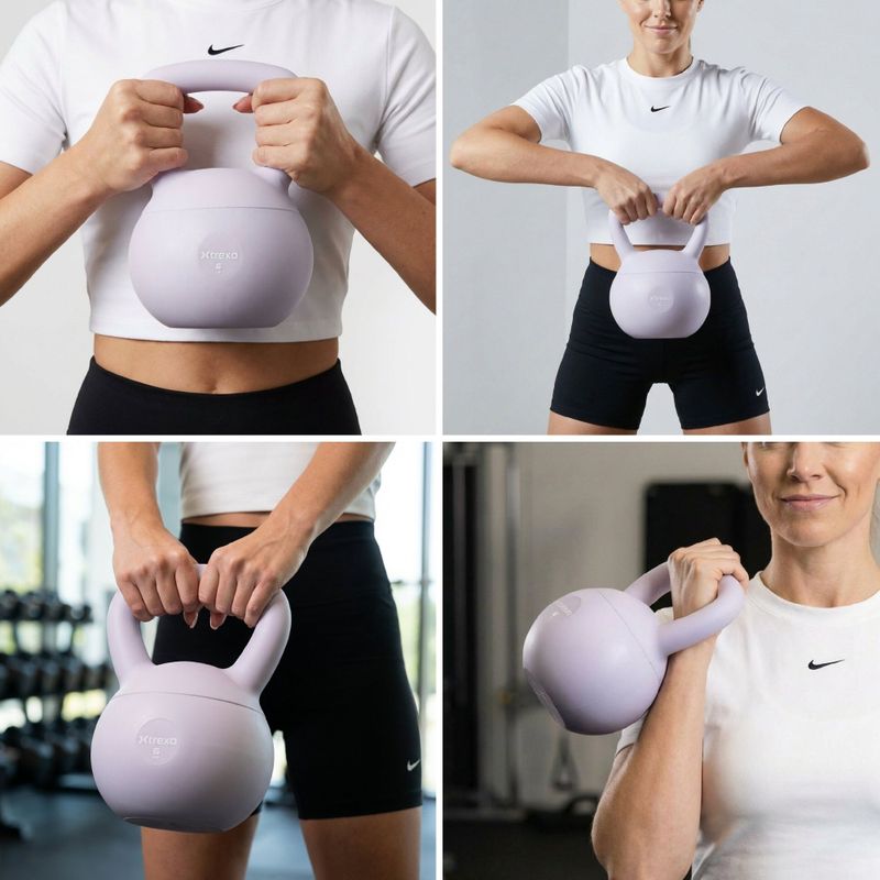Kettlebell SOFT XTREXO 6 kg fioletowy 6