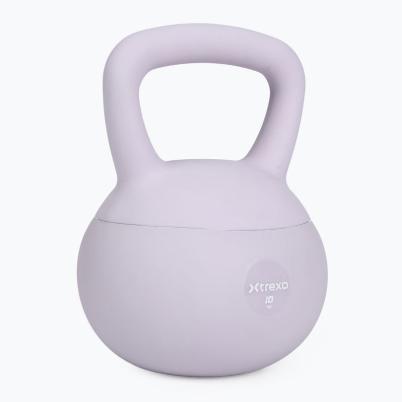 Kettlebell miękki XTREXO 10 kg fioletowy 7