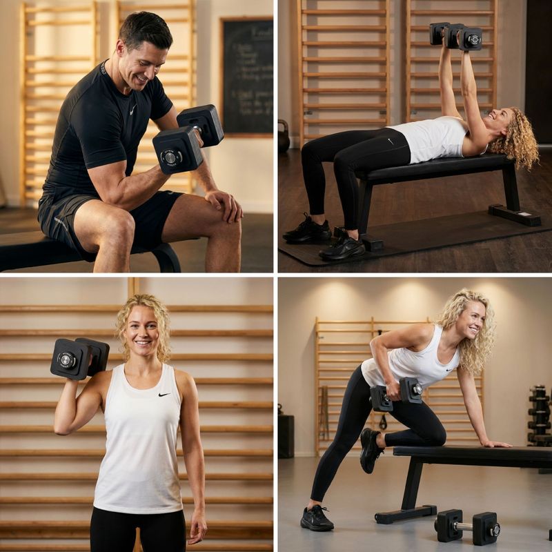 Hantel regulowana XTREXO 15 kg czarny 5