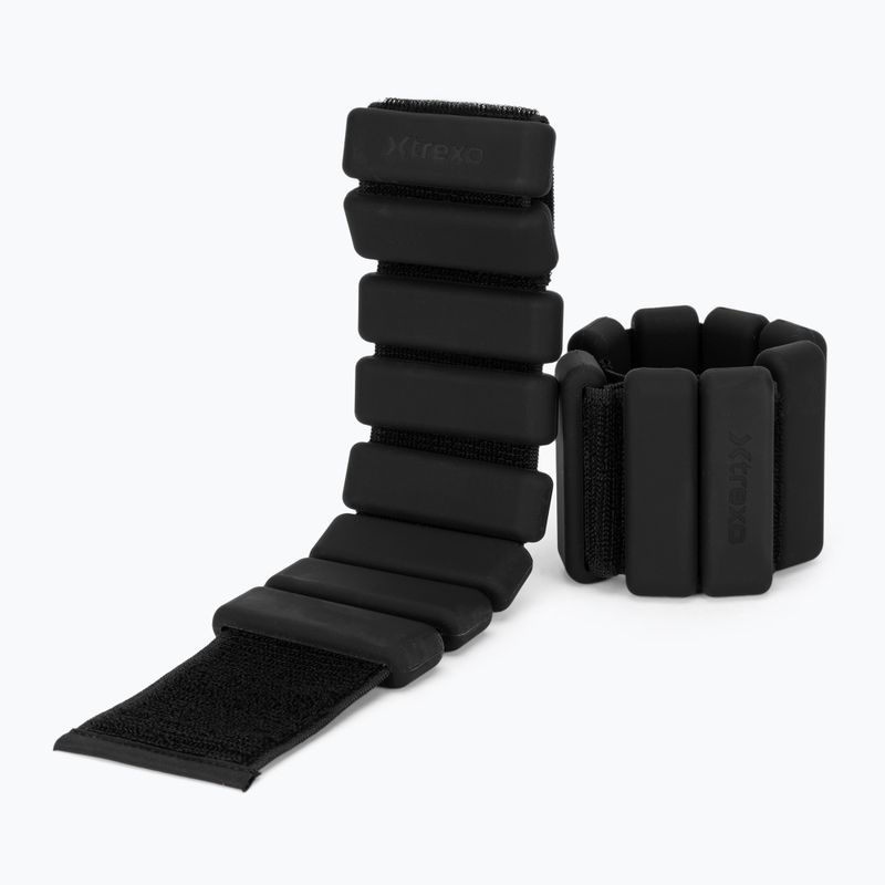 Obciążniki na kostki i nadgarstki XTREXO SCULPT 2 x 0,5 kg czarny 3