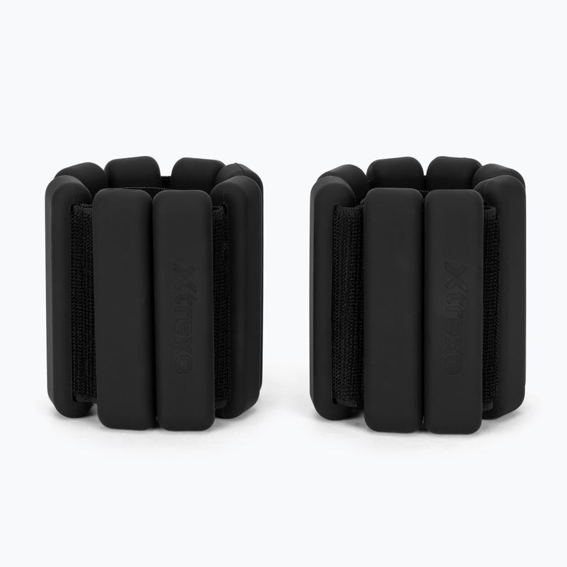 Obciążniki na kostki i nadgarstki XTREXO SCULPT 2 x 1.5 kg czarny