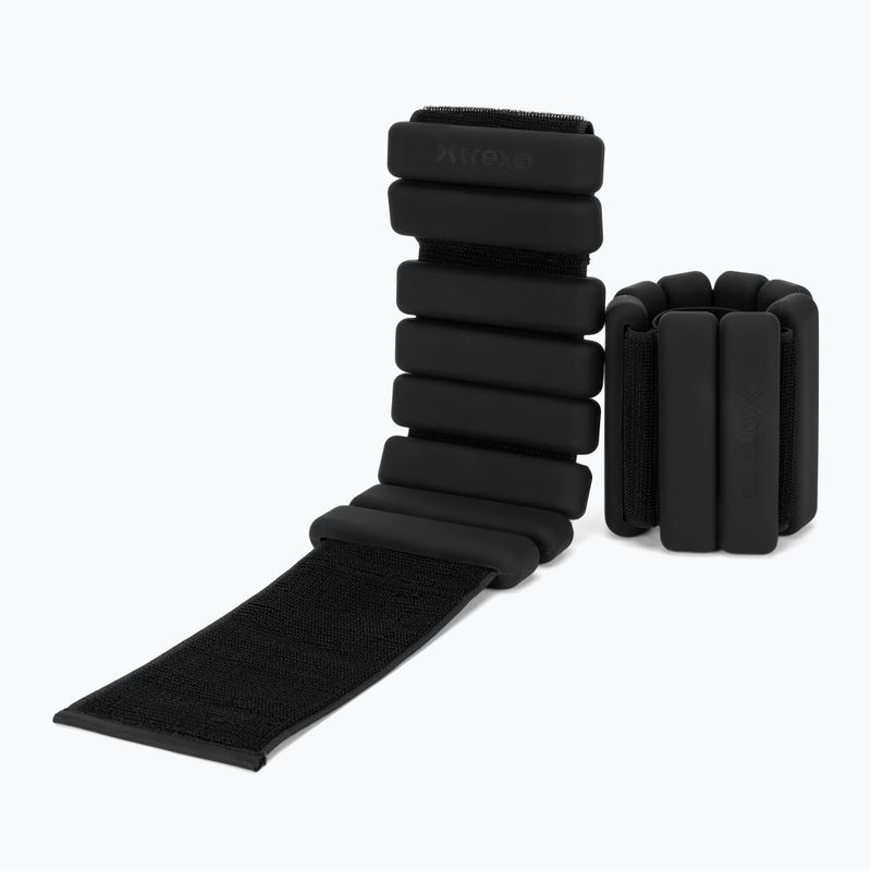 Obciążniki na kostki i nadgarstki XTREXO SCULPT 2 x 1.5 kg czarny 3