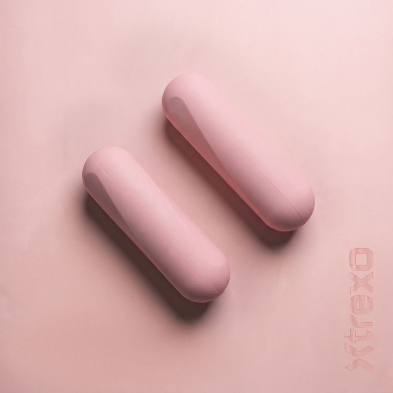 Zestaw hantli XTREXO SCULPT 2 x 1 kg różowy 7