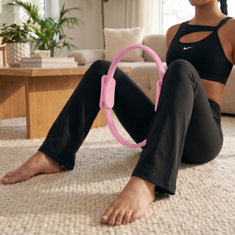 Obręcz do pilatesu XTREXO SCULPT różowy 4