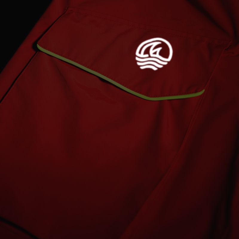 Spodnie żeglarskie męskie AQUASTIC Outrun 15 000/15 000 czerwony 11