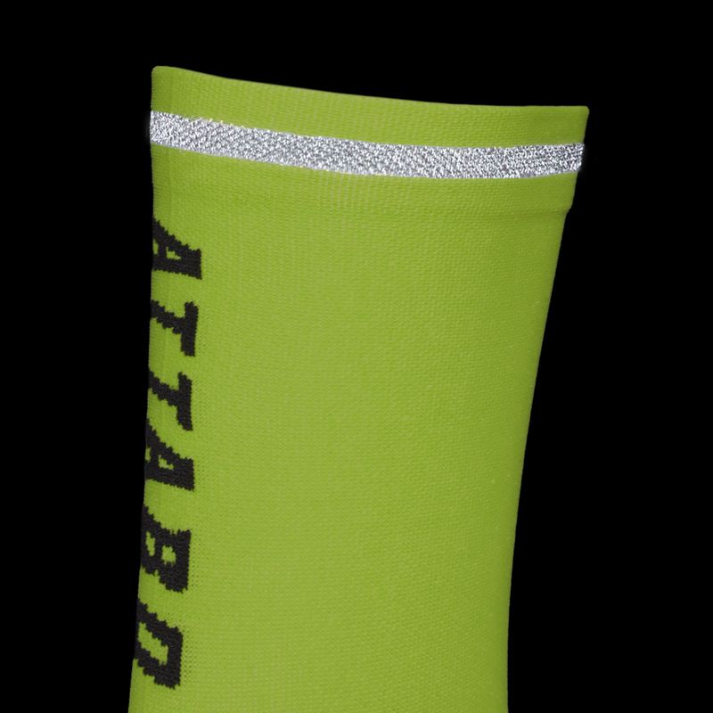 Skarpety ATTABO Maxis Visible Pro odblask zielony 5